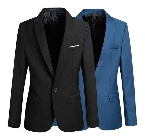 Trajes Para Caballero Blazer De Una Pieza Casual