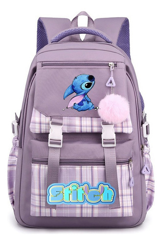 Nuevo Lilo & Stitch Mochila Resistente Para Estudiantes [u]