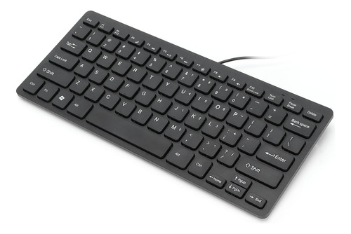 Teclado Usb Portátil Con Cable De 78 Teclas, Mini Computador