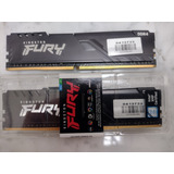 2 Módulos Memoria Ram Kingston Fury Beast Ddr4 8gb 2666mhz