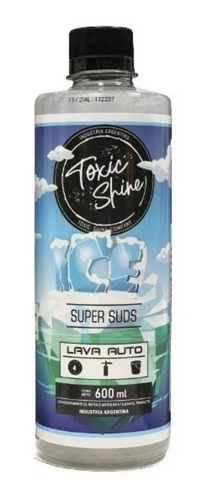 Toxic Shine Ice Shampoo Ph Neutro Brillo Detailing 600 Ml