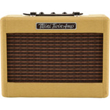 Mini Amplificador P/ Guitarra Fender Mini 57 Twin Amp Tweed