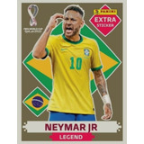 Figurinha Neymar Jr Legend Ouro Extra Sticker Original...