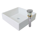 Arenci-ovalín Y Desagüe Lavabo Gerona - Dx 43x43x13 Cms.