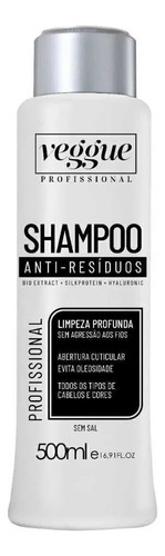  Shampoo Anti Residuos Veggue Profissional 500 Ml