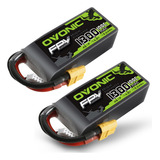 Ovonic 4s Lipo Battery 100c Mah 14.8v Lipo Batería Con Con.