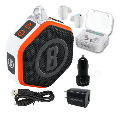 Wearable4u Bushnell Wingman - Mini Altavoz Bluetooth Con Gp.