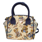 Bolsa Para Dama Henney Bear Original 100% V118 Bear Pe Beige