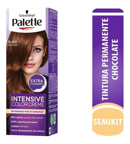 Tinte Cabello Palette Color Creme Perma - g a $61