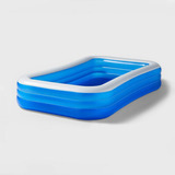 Piscina Rectangular Inflable Azul 3x1.8 M Familiar Xl