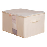 Caja De Almacenamiento De Ropa De Tela Plegable Con Cesta 