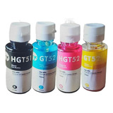 Combo X4 Botellas De Tinta Gt51 Gt53 Gt52 Alternativa Pack