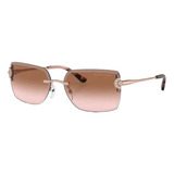 Michael Kors Woman Gafas De Sol Rose Gold Frame, Lentes Marr