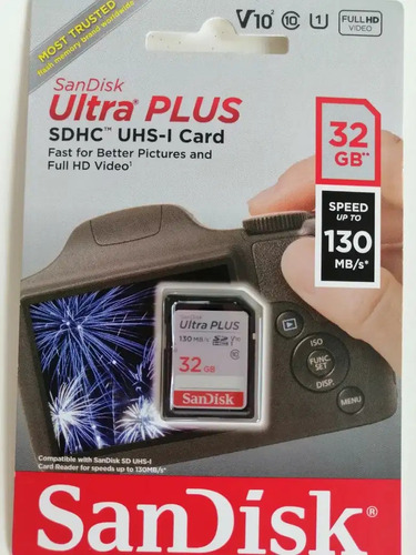 Memoria Camara Ultra Plus Sdhc Uhs-i Card 32 Gb