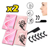 Pack X2 Corrector Nasal Respingador De Nariz Instantaneo