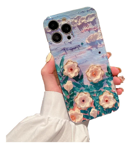 Carcasa Para iPhone Flores 3d Premium