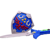 Espada Y Escudo Para Joycon Legend Of Zelda Skyward Sword