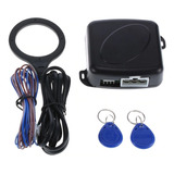 Kit Universal Partida Motor Carro Com Botão Start Stop Rfid 