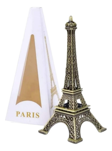 Adorno Para Eventos Torre Eiffel De Metal 18cm