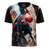 Camisa Camiseta Jogo Exclusivo Ps4 Spider Man Homem Aranha 