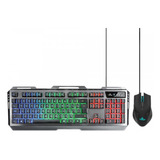 Kit Teclado Y Mouse Yeyian Ykp-20706 Gamer Led Phoenix 3000