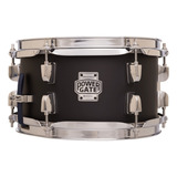 Caixa De Bateria Michael 10x5,5 Powergate Jet Black + Brinde