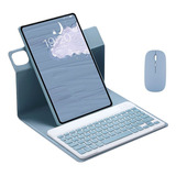 Kit De Smart Teclado E Mouse Sem Fio E Capa Para iPad Pro11