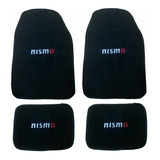 Kit 4 Tapetes Alfombra Bordados Nismo Nissan Tsuru 1992