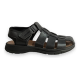 Sandalia De Hombre Comfort Cuero Goma Art. 3818 - Enio