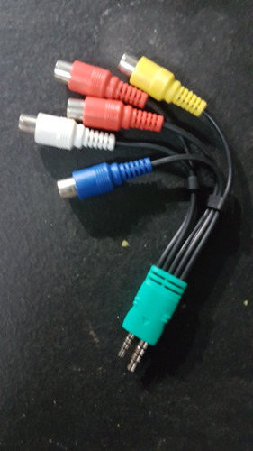 Cable Adaptador Samsung  3,5 Y 2,5-4 Polos A 5 Jack Rca 
