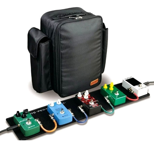 Kit Pedalboard Guitarra Joyo Pedal Carpet + Pedal Bag