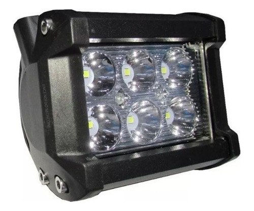 Faro Auxiliar De 6 Led 18w 12v Moto 4x4