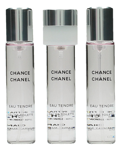 Perfume Chanel Chance Eau Tendre Twist & Spray Edt, 3 X 20 M