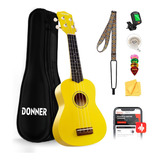 Donner Ukelele Soprano Para Principiantes, Ukelele Mate De .