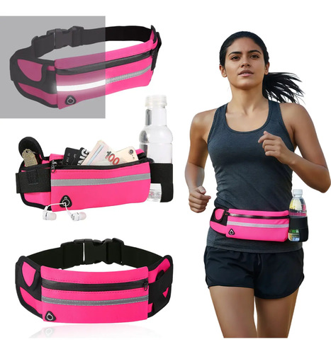 Cangurera Correr Deportiva Bolsa Gym Celular Llaves Riñonera