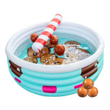 Piscina Inflable Grande Para Niños Con Pelotas Y Noodle - 5.