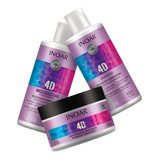 Kit Inoar 4d Shampoo + Condicionador 400ml + Máscara 250g