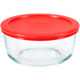 Fuente Bowl Contenedor Con Tapa Pyrex 470 Cc