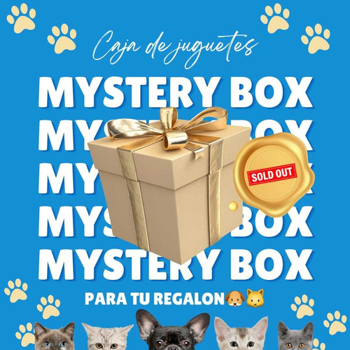 Caja Box Misteriosa Juguetes Para Perros Y Gatos Mascota 30u