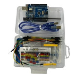 Kit Starter C/ Uno Ch340 Compativel Arduino + Box G-3