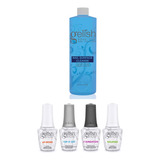 Gelish Fantastic Four Gel Polish Essentials Kit Limpiador De