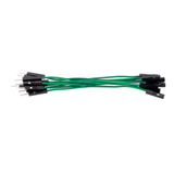 Cable Macho Hembra Verde 20cm Kit X15 Unid Emakers