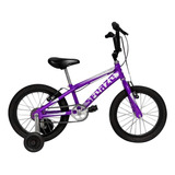 Bicicleta Niña Sforzo Rin 12 Con Auxiliares Color Violeta