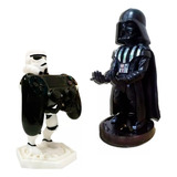 Combo Soportes De Joystick/celular Star Wars Vader + Trooper