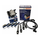Kit Bosch Bobina+ Cables+ Bujías Vw Suran 1.6 8v 