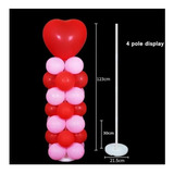 Dada® Set 2 Bases+8tubos De 34cm Pilares De Globos Decora