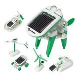 Kit Educativo Con Energía Solar 6 En 1 Para Armar