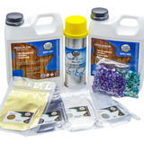 Kit De Resina Con Pigmentos Y Spray Antiburbujas