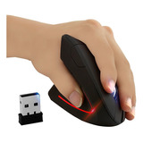 Mouse Vertical Inalámbrico Ergonómico Sensor Óptico Led