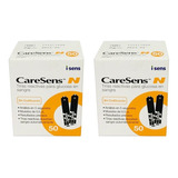 Tiras Glucómetro Caresens X 100  - 2 Cajas X 50 Unidades 